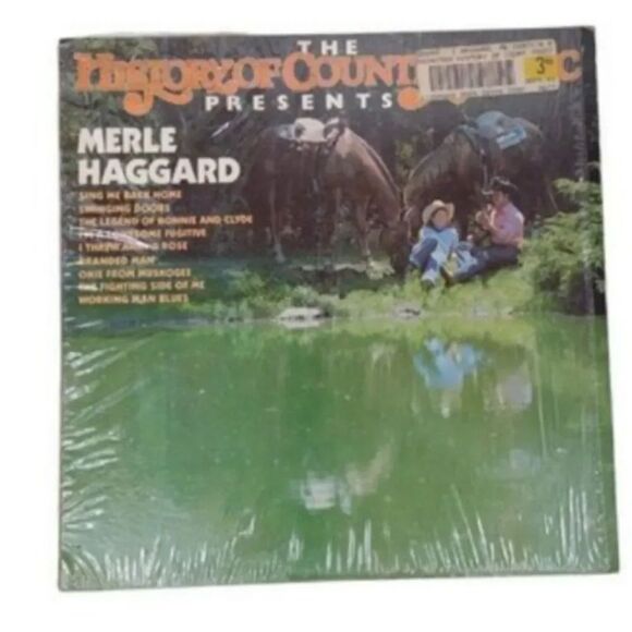 Merle Haggard The History Of Country Vinyl Record Seal Plastic Partial - Picture 11 of 11